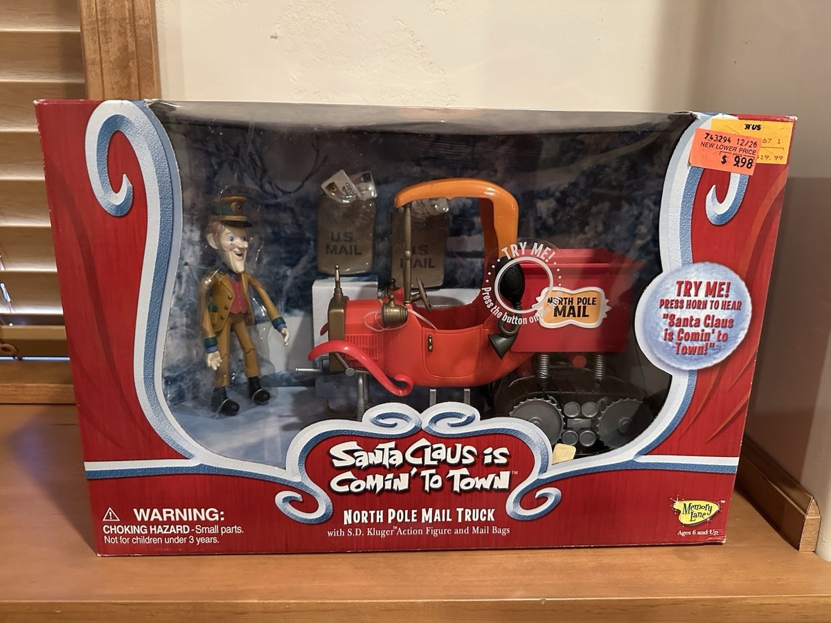 Santa Claus is Comin' to Town North Pole Mail Truck Collectible