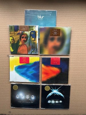 BLUR - 7 X CD singles - coffee + TV x2 - Tender x2 - Universal x2 - on your own