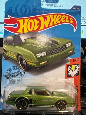 2020 HOT WHEELS GREEN '86 MONTE CARLO SS, MUSCLE MANIA #6/10, HW #196, VHTF