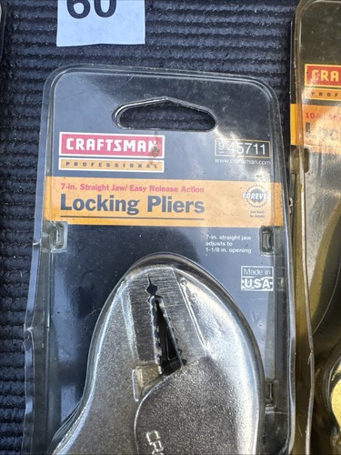Sears Craftsman Pro USA Nos 4p Locking Plier Set 45711 45714 45715 Vise Grip - 第 4/15 張圖片