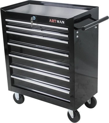 4/5/6/7-Drawer Tool Box,Rolling Tool Chest w/Wheels Tool Cart Mechanic Chest US