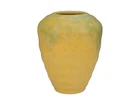 Antique 1920s Art Deco Roseville Imperial II Art Pottery Vase Yellow Green 467-5