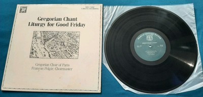 Gregorian Choir of Paris LP Gregorian Chant Liturgy For Good Friday MHS 7486F ex