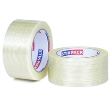 Mono Filament Strapping Tape 2 Inch x 30 Yard, 2 Pack Total 60 Yards, Strong ...
