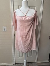 Show Me Your Mumu Pink Blush Dots Mini Dress – XS fairy Lindsay Halter soft