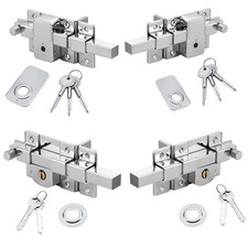 Old Style Exterior Lock with Cross Key Mechanism Perfect for Various Door Types