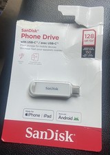 New SanDisk Phone Drive 128GB USB-C Flash Drive
