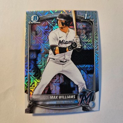 2025 Bowman Draft Chrome Max Williams Mojo Refractor BDC-68 Marlins 