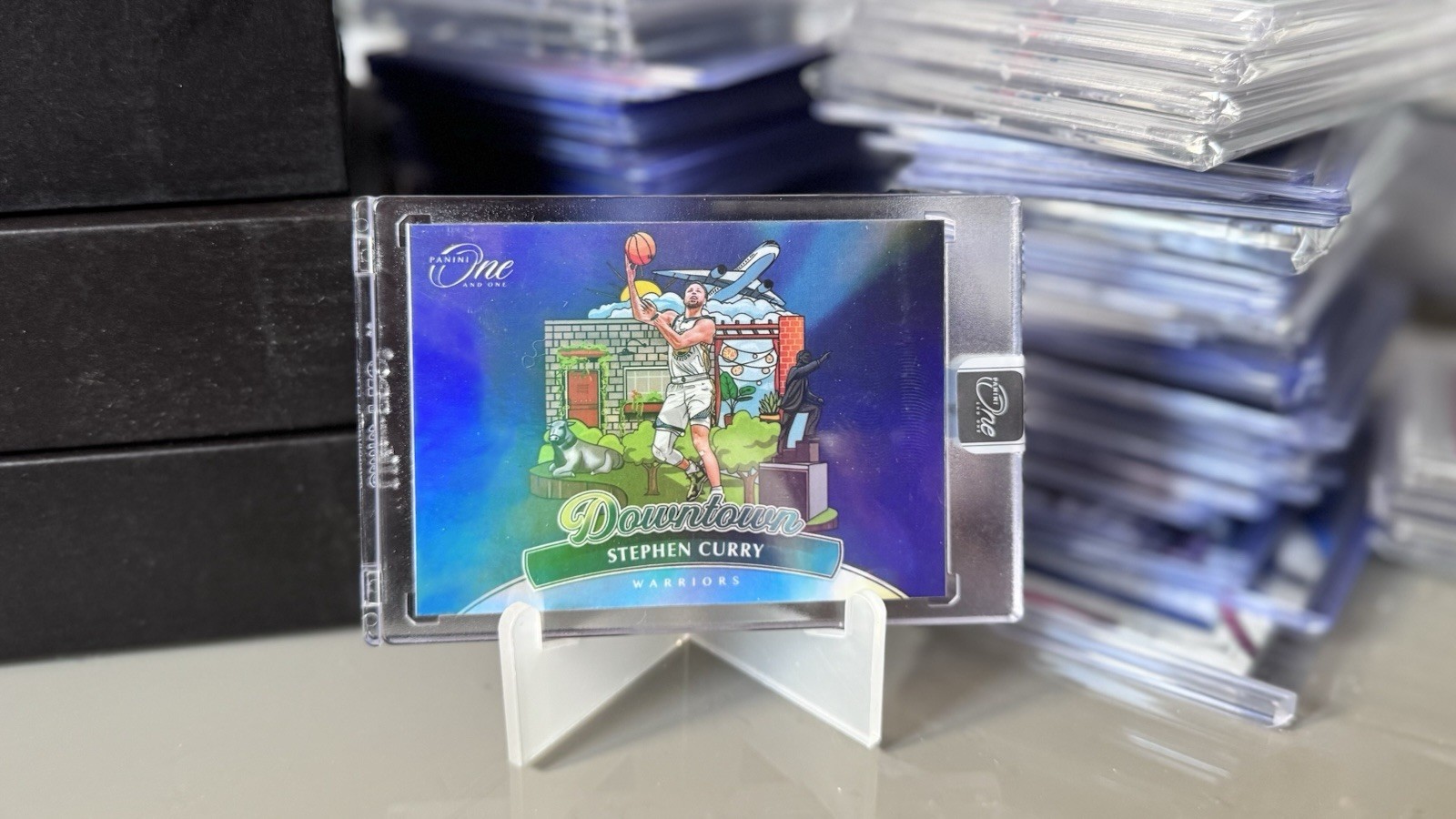 2023-24 Stephen Curry Panini One And One Downtown Warriors