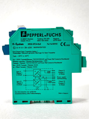 PEPPERL+FUCHS KFD2-STC4-EX2 SMART TRANSMITTER POWER SUPPLY P.NO. 132952