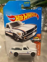 2017 Hot Wheels #181 Hw Lkws 7/10 Datsun 620 Weiß W / Schwarz 5 Speichenfelgen