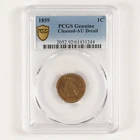 1859 Indian Head Cent 1c IHC AU Details PCGS *Gorgeous Coin! 31476