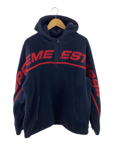 Sweat à capuche Supreme bleu marine L occasion