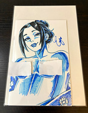 Blush Ink Studios Original art sketch comic cover by Ellie Jewel signed NSFW 1:1