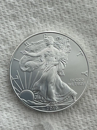 2010 American Silver Eagle UNC from a tube