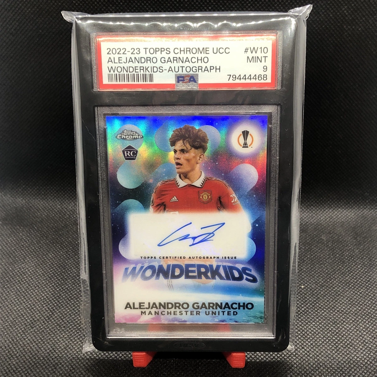 2022-23 Topps Chrome UEFA Club Competitions Alejandro Garnacho #W