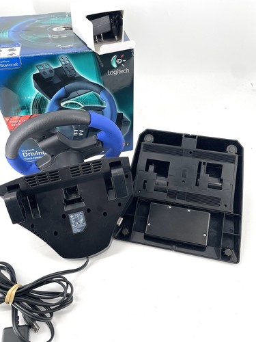 Logitech Driving Force EX Feedback Wheel Pedal PS2 PlayStation 2 And PC CLEAN - Picture 9 of 9