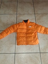 The North Face Boys Reversible Jacket Size M 10/12 orange