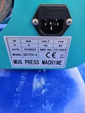 30Oz Cup Tumbler Heat Press Machine Mug Straight Sublimation Transfer Presser US