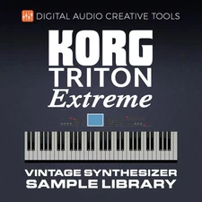 Korg Triton Extreme Synthesizer Sample Library (3,000 Samples) - Instant Access