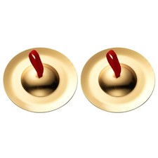 1 Pair of Cymbals Copper Finger Cymbals Dancing Percussion Instruments Prop Kits