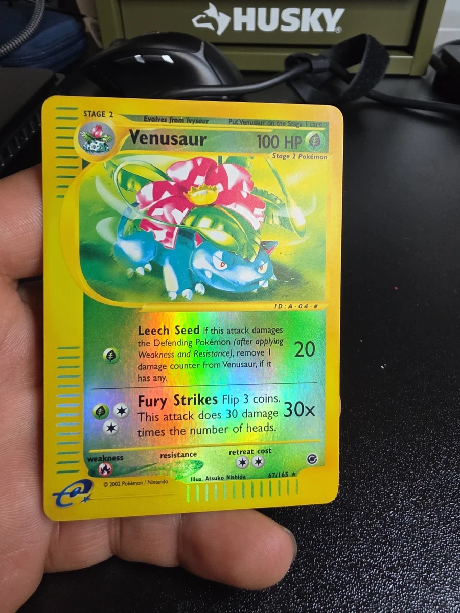 Venusaur Pokémon TCG Expedition Base Set Individual Collectible