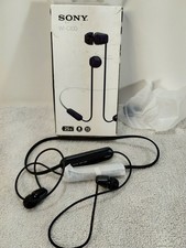 Sony WI-C100 Bluetooth Wireless In Ear Headphones Ear Buds IPX4 Sweat Proof WORK