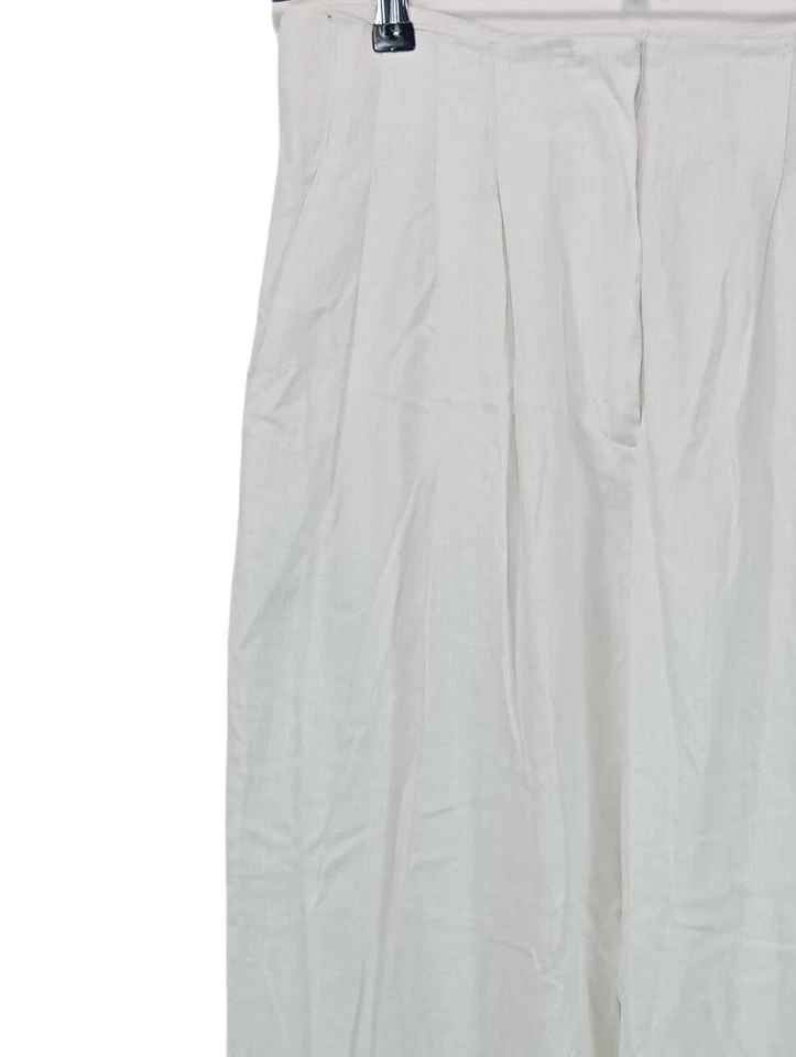 ASOS Pantalón abombado Mujeres Pantalón Talla EU 40 blanco look casual - Imagen 3 de 4