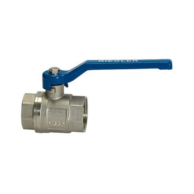 Kugelhahn valve line, Handhebel blau, MS vern., IG/IG, G 3/4