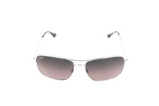 Maui Jim Breezeway Silver Aviator Polarized Sunglasses 63-16-143