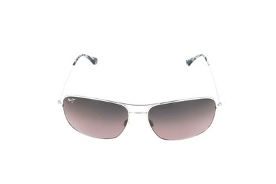 Maui Jim Breezeway Silver Aviator Polarized Sunglasses 63-16  display picture 3