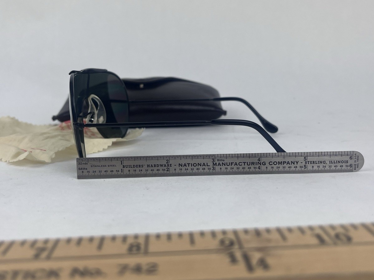 Ray-Ban vintage WINGS black aviator sunglasses Bausch & Lomb | eBay