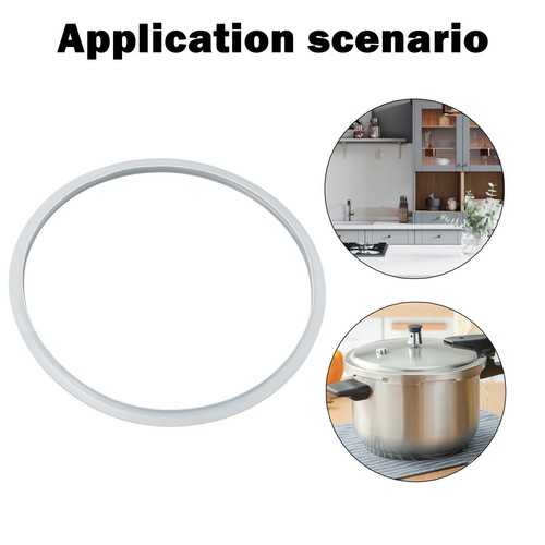 18-32cm Silicone Home Pressure Cooker Seal for RING Rubber Clear Replacement - Picture 6 of 62