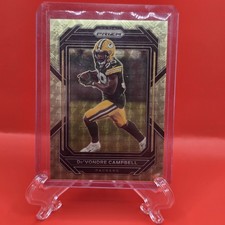 2022 Panini Prizm - De'Vondre Campbell #108 Gold Vinyl Prizm 1/5 (RC)