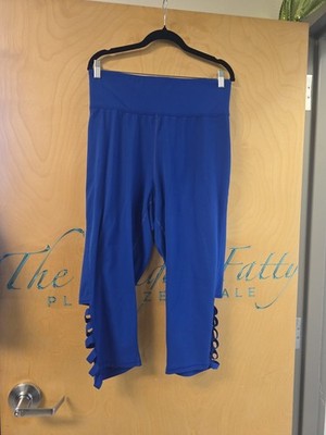 LIVI Active Blue Leggings with Side Cutouts