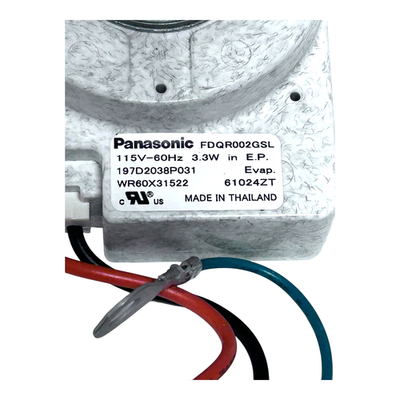 PANASONIC FDQR002GSL Refrigerator Evaporator Fan Motor For GE