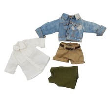 Doll outfits Coat+Shirt+Shorts for 12