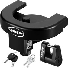 Heavy Duty Trailer Hitch Lock Kit - 2 516 Anti Theft Trailer Tongue Lock