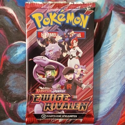 Pokémon Ewige Rivalen Booster Pack Deutsch 10 Karten Team Rocket