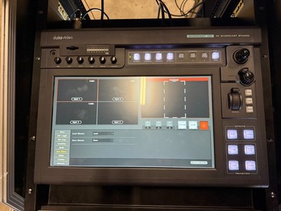 Datavideo Showcast 100 4k Video Switcher Demo Unit open Box