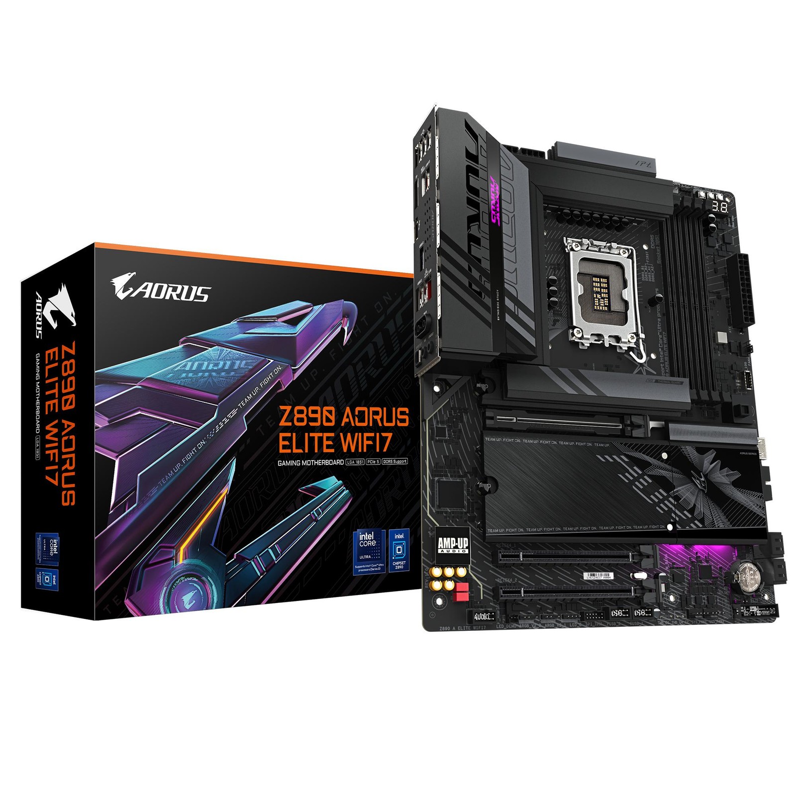 GIGABYTE Z890 AORUS ELITE WIFI7 Motherboard - Supports Intel Core Ultra