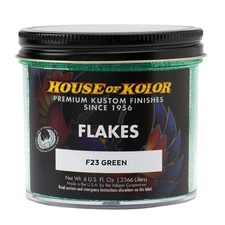 House of Kolor F23-C01 Green Dry Flake Custom Paint Sparkle Effect 6 oz