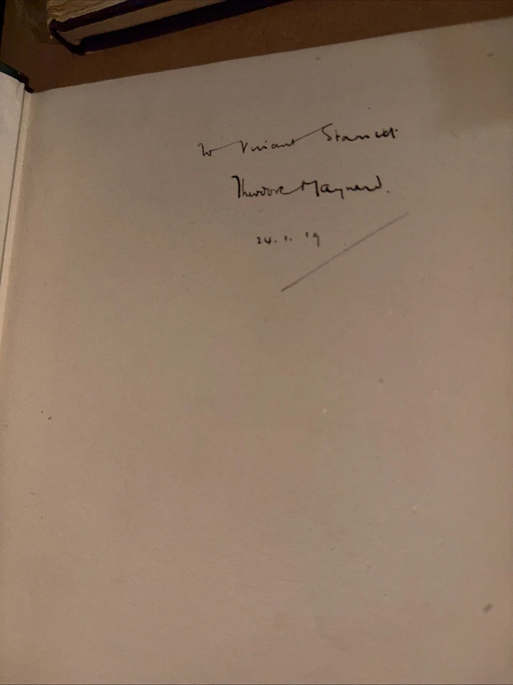 Signed! Folly and other poems by Theodore Maynard 1918 Poetry HC - Image 3 of 4