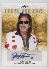 2018 Leaf Happy Holidays Signatures Jimmy Hart #HH-05 Auto HOF 0h1