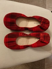 The Storehouse Flats Size 8 Red Plaid