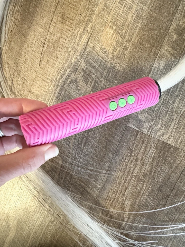 Ants on a Melon - Fiber Optic Light Whip BitWhip - Pink Handle - Image 3 of 4