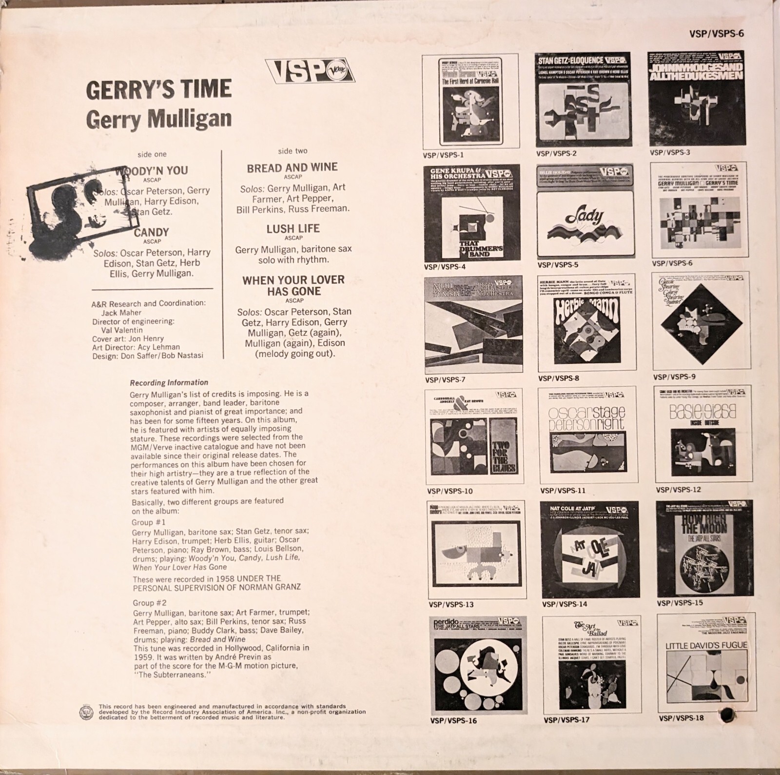 Gerry's Time vinyl records-image