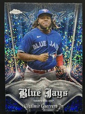 VLADIMIR GUERRERO JR. 2022 Topps Chrome Pinstriped Insert #P13 Toronto Blue Jays