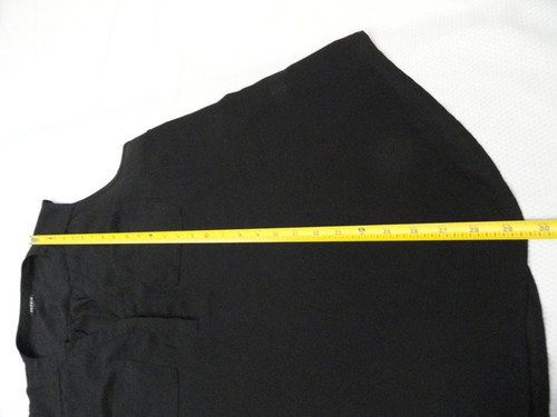 Torrid Blouse Sheer Sleeveless Black Blouse/Top/Tunic Length Sz 0 - Picture 4 of 11