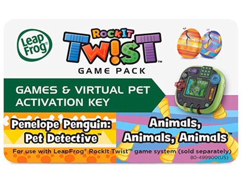 New LeapFrog RockIt Twist Dual Game Pack Penelope Penguin Pet Detective, Animal - Picture 6 of 6